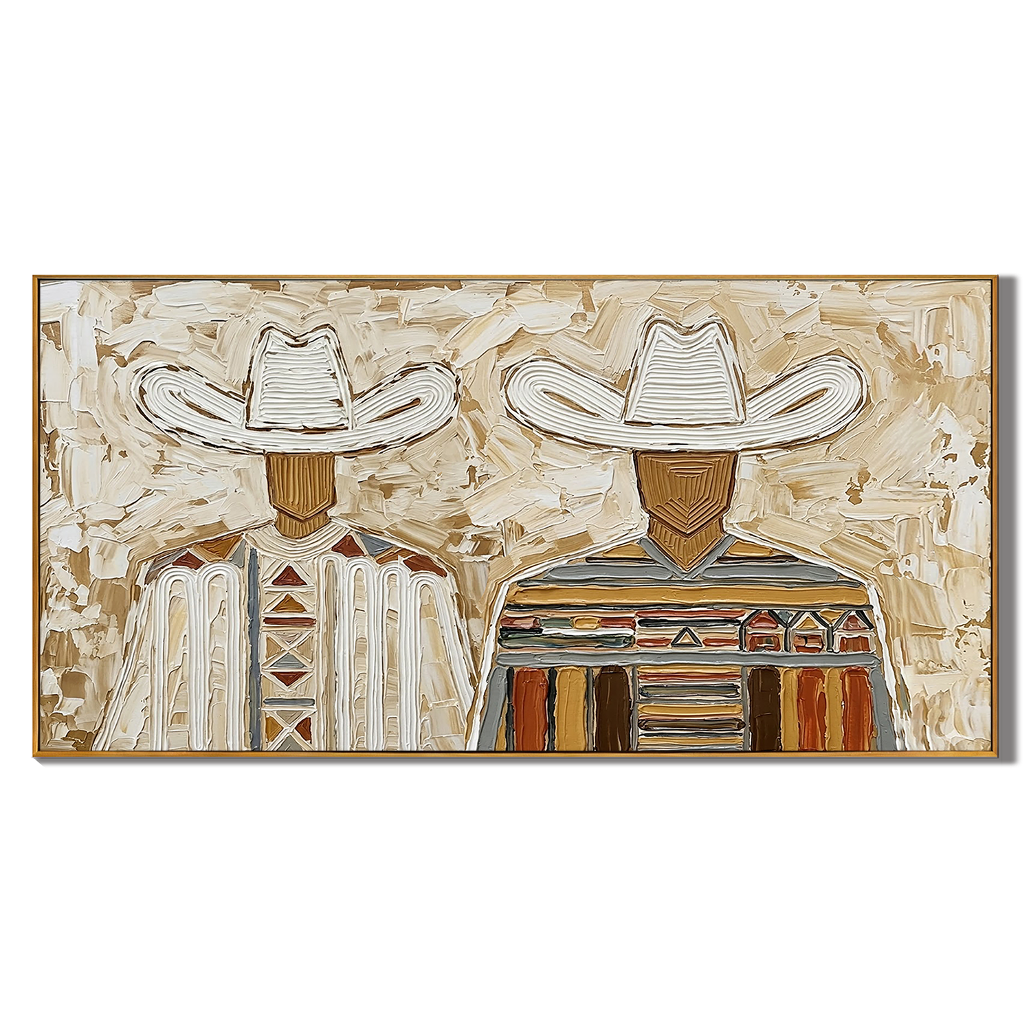 “Southwest Riders” – Textured Western Cowboy Oil Painting