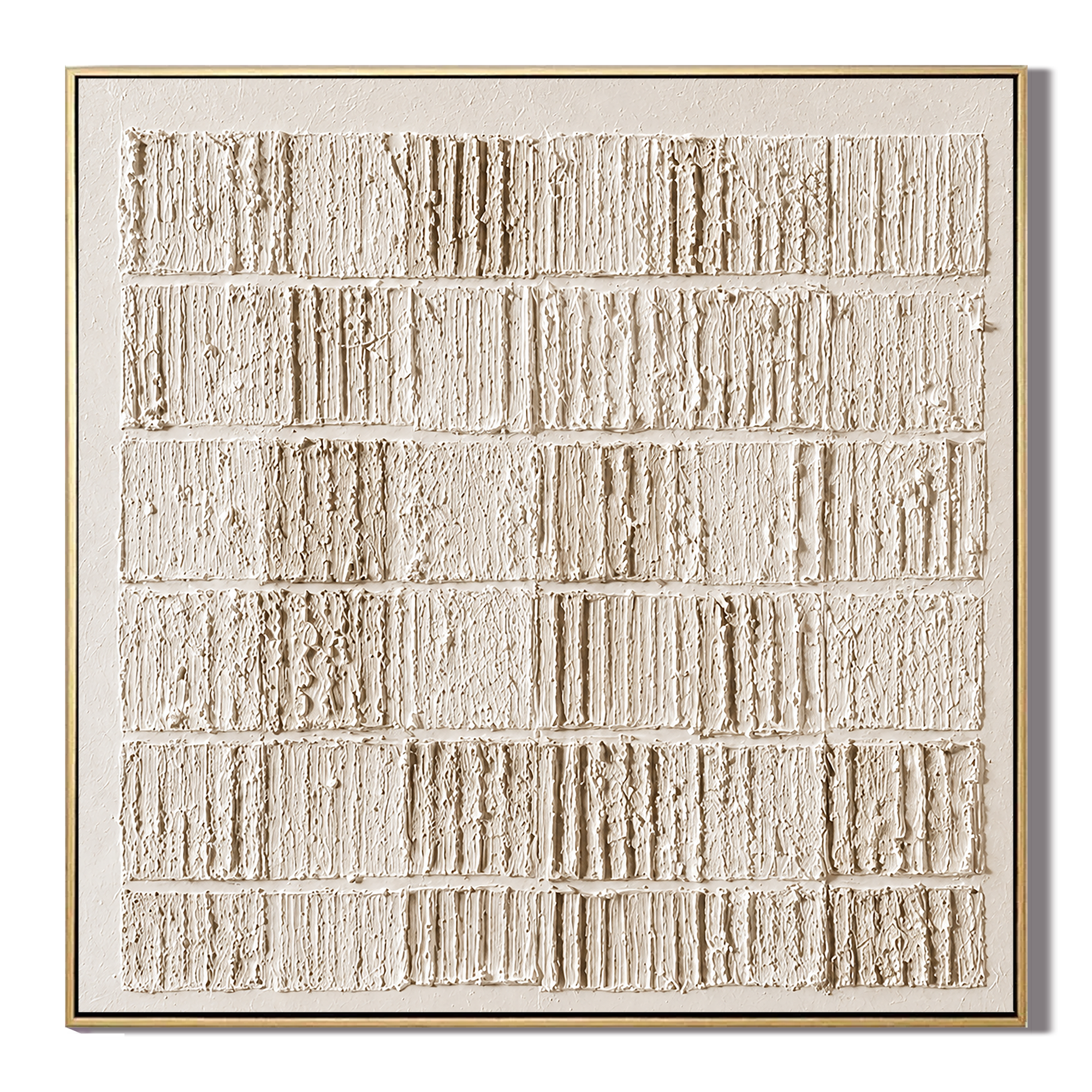 "Textured Archives" – Wabi Sabi White Relief Abstract Painting