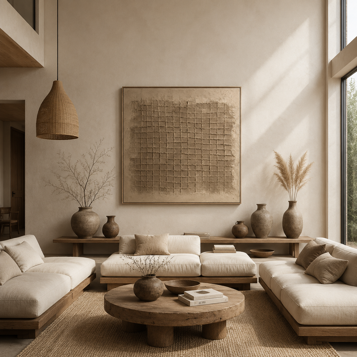 "Tactile Memory" – Wabi-Sabi Clay Earth Tone Abstract Textured Painting