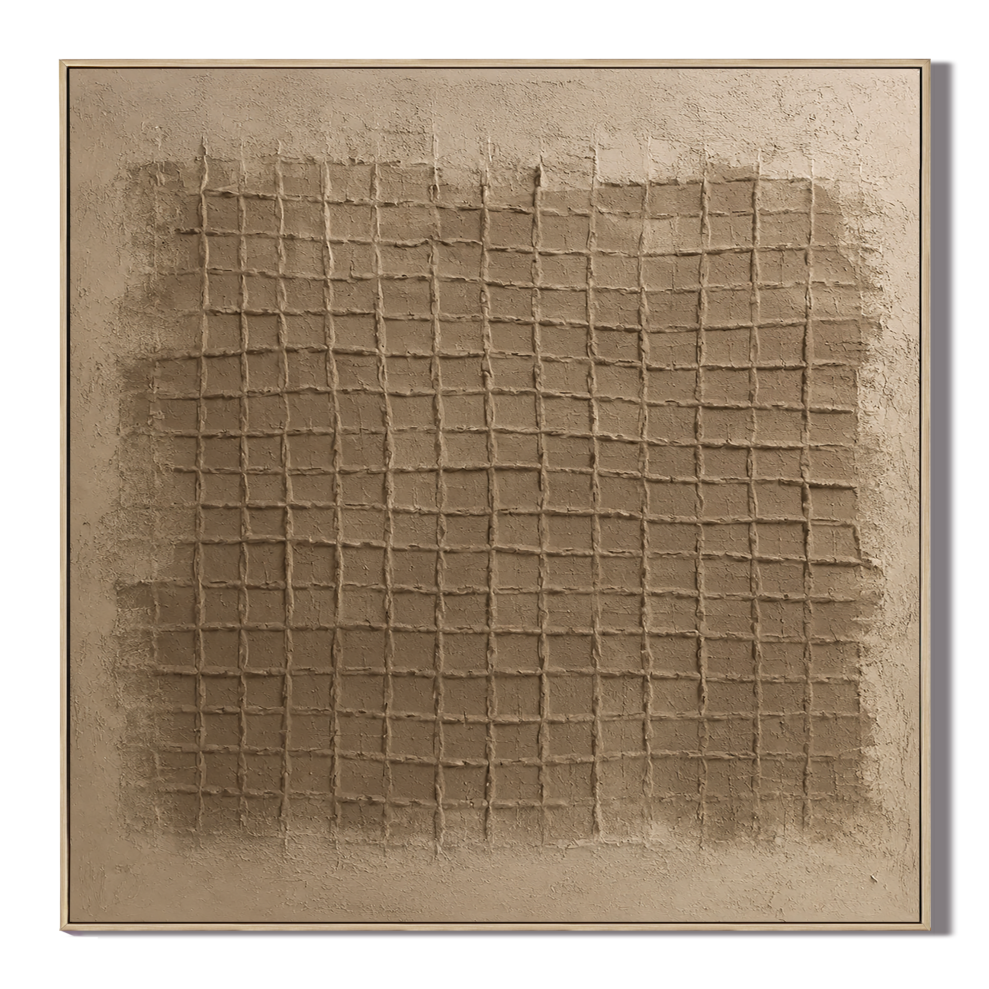 "Tactile Memory" – Wabi-Sabi Clay Earth Tone Abstract Textured Painting
